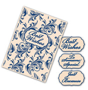 Tattered Lace Interchangeable Embossing Folder - Flourish Swirls