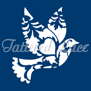 Tattered Lace Die - Dove