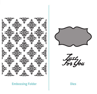 Embossing Folder  2 in 1 set - Just for You