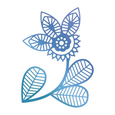 Ultimate Crafts Hotfoil Stamp - Traditional Floral