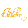 Ultimate Crafts Hotfoil Stamp - Invitation flourish