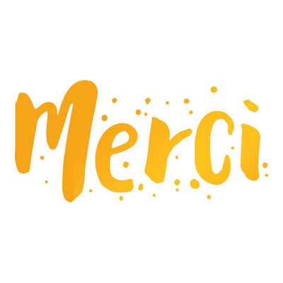 Ultimate Crafts Hotfoil Stamp - Merci