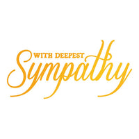 Ultimate Crafts - With Sympathy Hotfoil Stamp