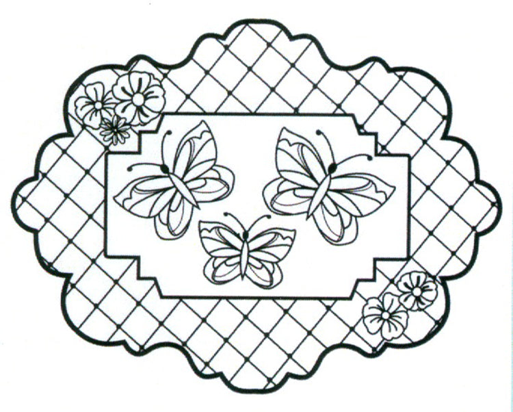 Sue Wilson - Stamps - Butterfly Trellis