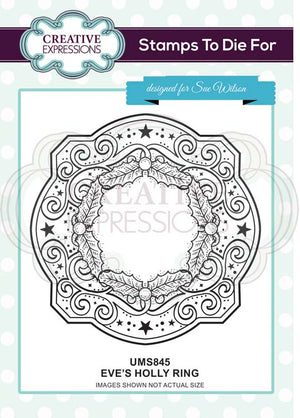 Sue Wilson - Stamps - Eve's Holly Ring