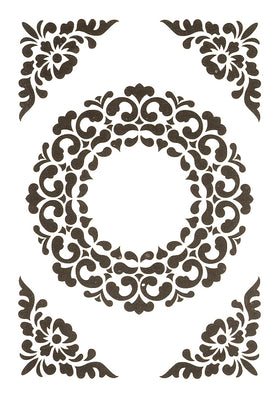 Nellie's Choice - Vintasia Embossing Folder - Ornament Frame