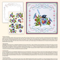 Ann Paper Embroidery Pattern - Morning Glory