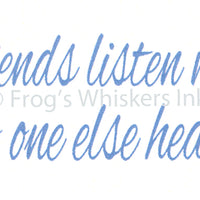 Frog's Whiskers Stamps - Friends Listen