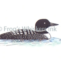 Frog's Whiskers Stamps - Loon