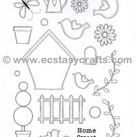 Creative Expressions - Clear Stamps - Stamp In The Garden