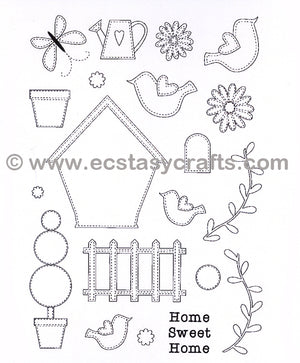 Creative Expressions - Clear Stamps - Stamp In The Garden