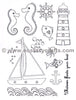 Creative Expressions - Clear Stamps - Stamp By The Sea