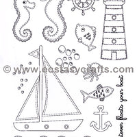 Creative Expressions - Clear Stamps - Stamp By The Sea