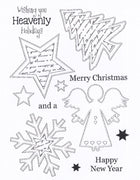Creative Expressions - Clear Stamps - Stitched Angel Ornaments