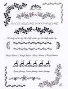 Creative Expressions - Clear Stamps - Christmas Borders and Flourishes