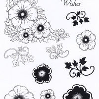 Creative Expressions - Clear Stamps - Christmas Rose Elements