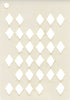 Creative Expressions Mini Stencil -Vintage Diamond