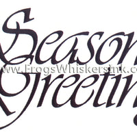 Frog's Whiskers Stamps - Seasons Greetings