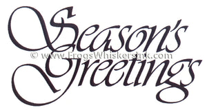 Frog's Whiskers Stamps - Seasons Greetings