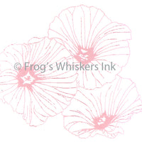 Frog's Whiskers Stamps - Lavatera