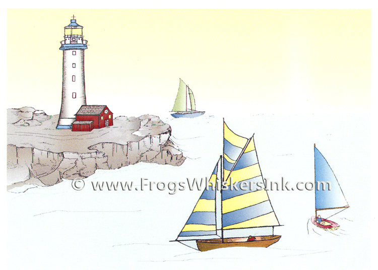 Frog's Whiskers Stamps - Summer Sailing
