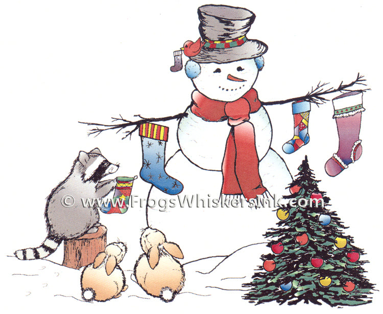 Frog's Whiskers Stamps - Forest Christmas