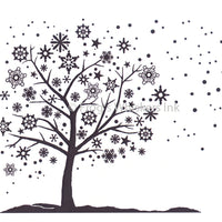 Frog's Whiskers Stamps - Snowflake Tree