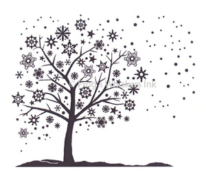 Frog's Whiskers Stamps - Snowflake Tree