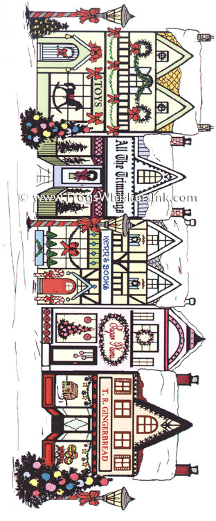 Frog's Whiskers Stamps - Christmas Village
