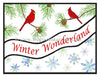 Frog's Whiskers Stamps - Winter Wonderland Wave Stamp