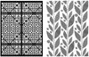 Perfect Pairs Embossing Folders (2) - Autumn Screen