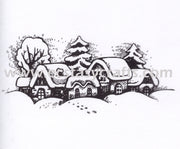 Clear stamps Christmas-time series "Snowy Village"