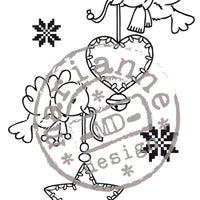 Clear Stamps - Merry Little Christmas-Flying Decorations