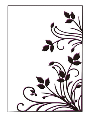 Embossing Folder - Burst of Spring Size 5 x 7