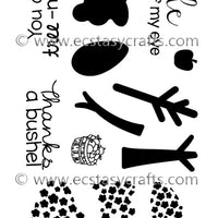 Frantic Stamper Clear Stamp - Set - Lollipop Trees