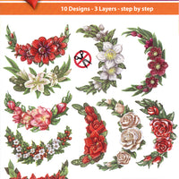 Easy 3D Toppers: Winter Flowers