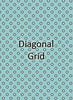 Pontura Stencil - Diagonal grid pattern